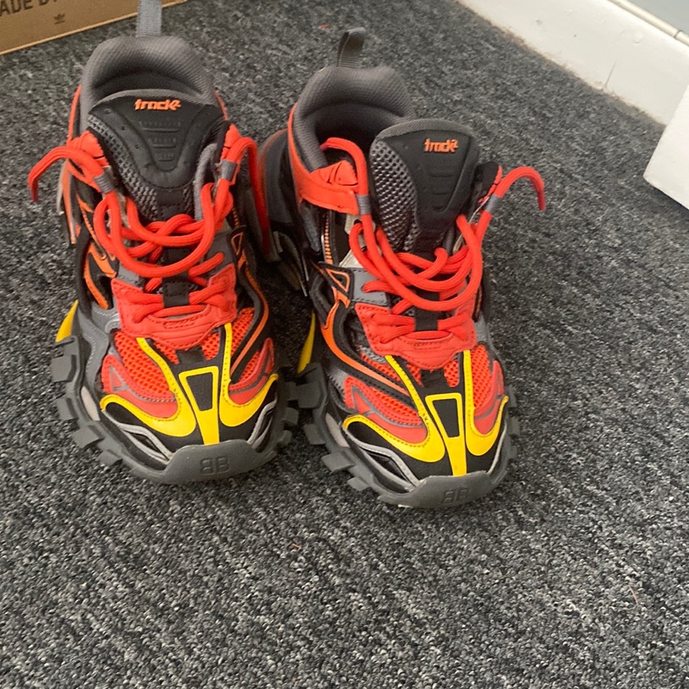 Balenciaga Track2 Trainer Orange Black